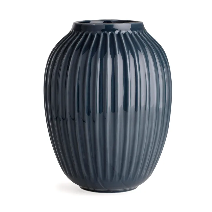 Hammershøi βάζο - Γκρι ανθρακί, μεγάλο 25,5 cm - Kähler