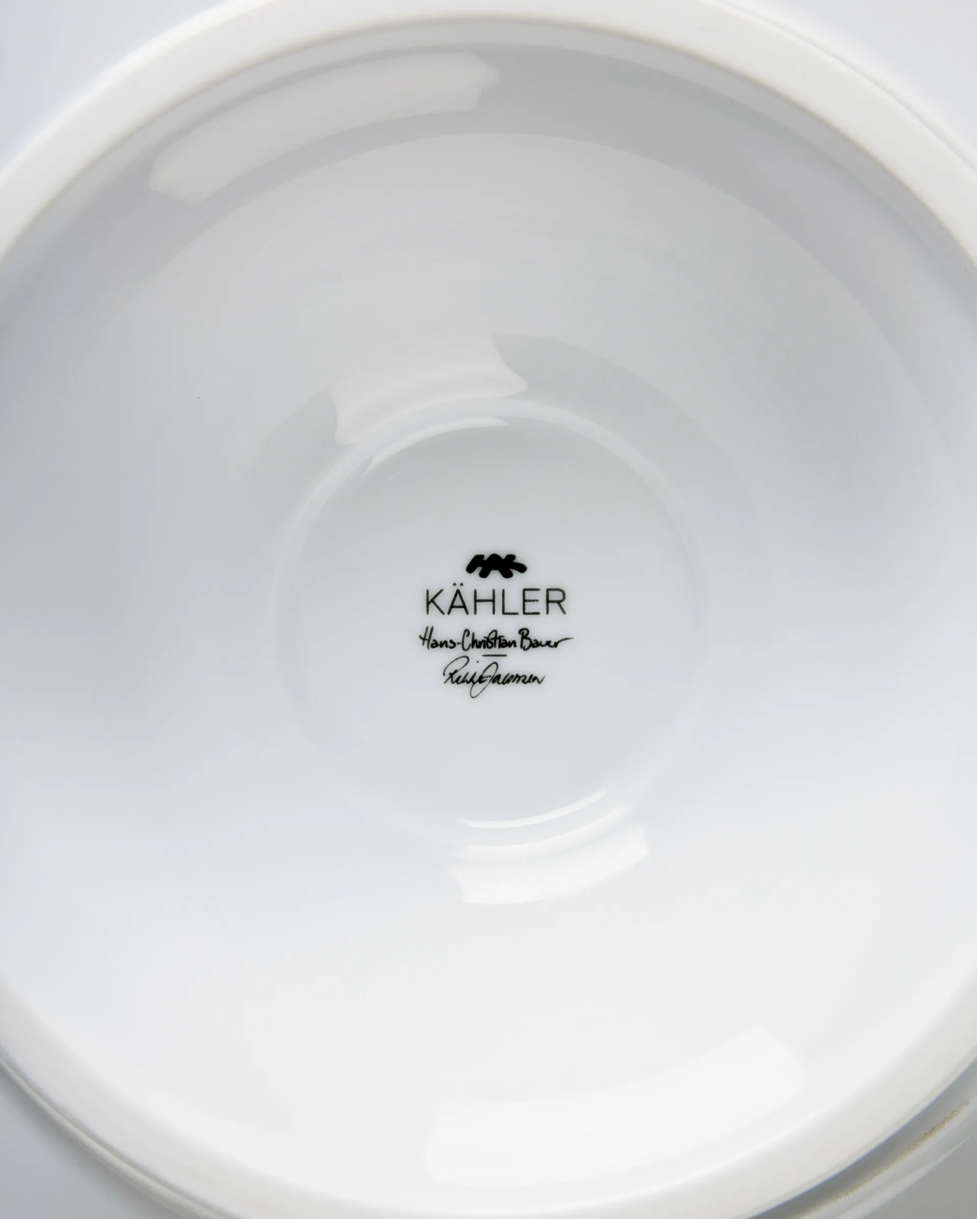 Hammershøi Πιατέλα για κέικ με σχέδιο παπαρούνας Ø30 εκ., άσπρο Kähler