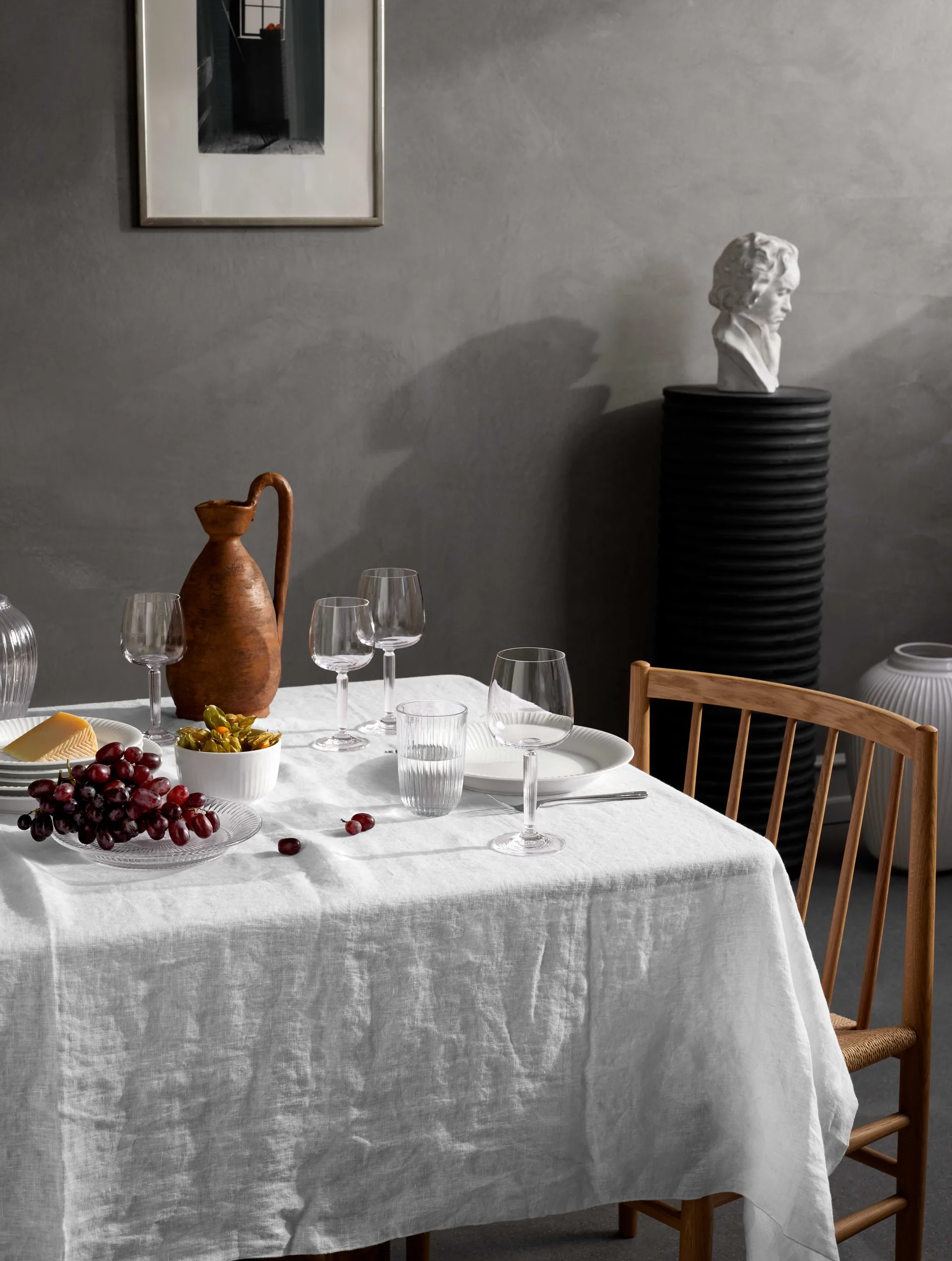 Ποτήρια κόκκινου κρασιού, Hammershøi, 49 cl, συσκευασία 2 τεμαχίων, Διαφανές Kähler