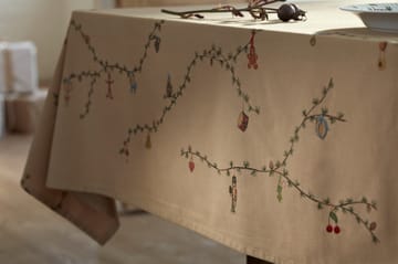 Hammershøi Christmas τραπεζομάντηλο μπεζ - 150x220 εκ. - Kähler