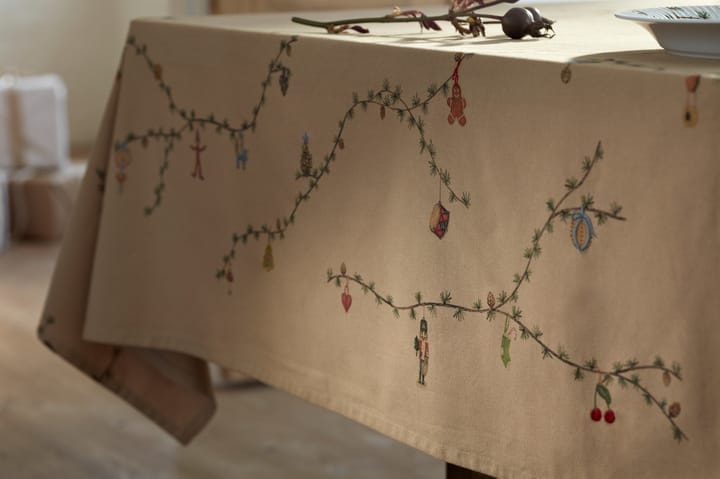 Hammershøi Christmas τραπεζομάντηλο μπεζ, 150x270 εκ. Kähler