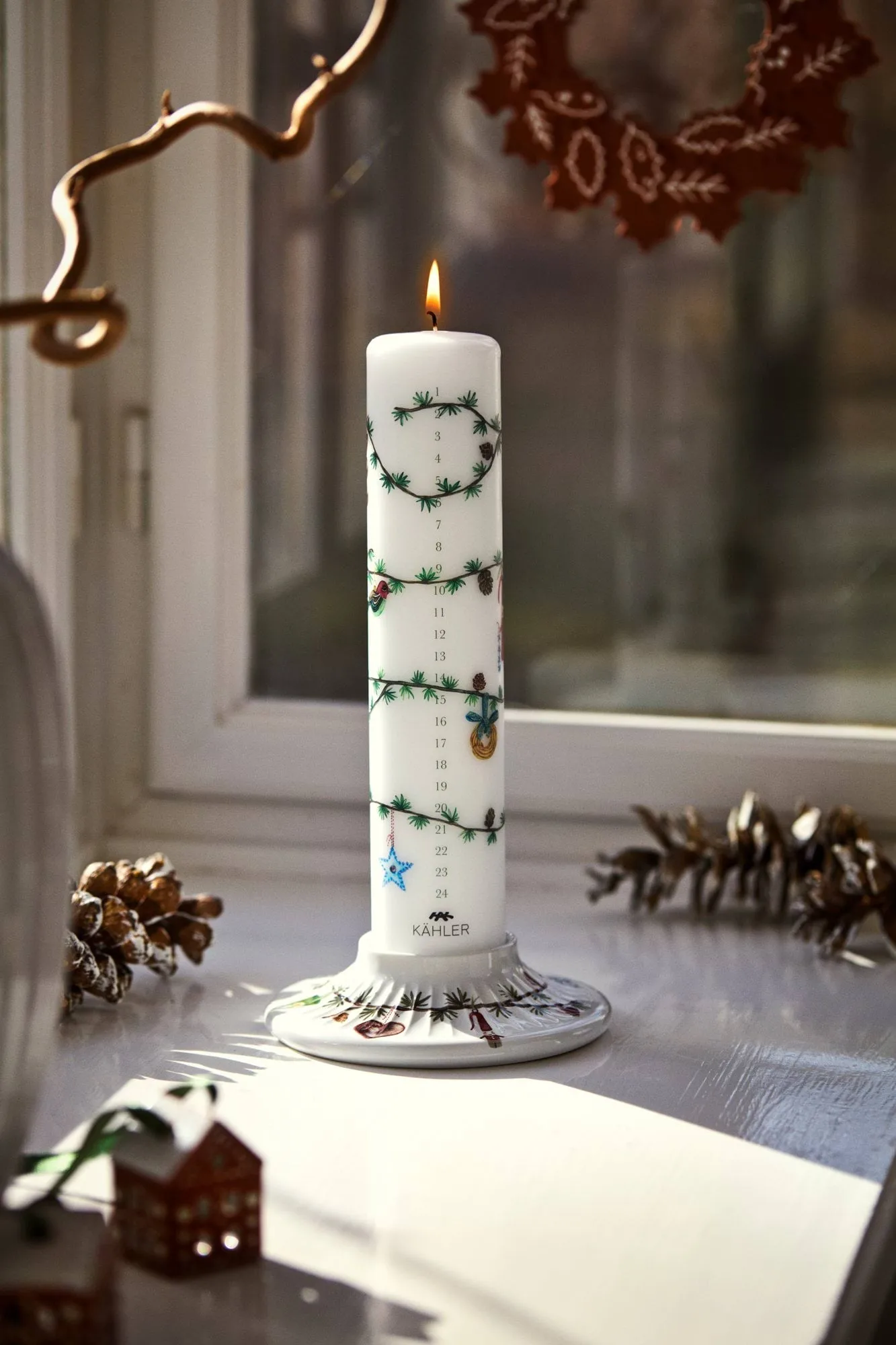Hammershøi Christmas Κερί Advent Ø5 εκ, 2026 Kähler