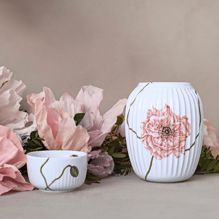 Hammershøi Poppy βάζο 21 cm, λευκό Kähler