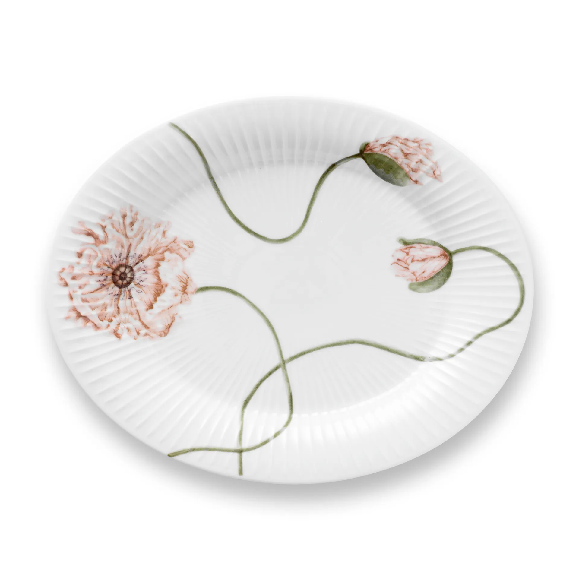 Hammershøi Poppy οβάλ πιάτο 22.5x28.5 cm, λευκό Kähler