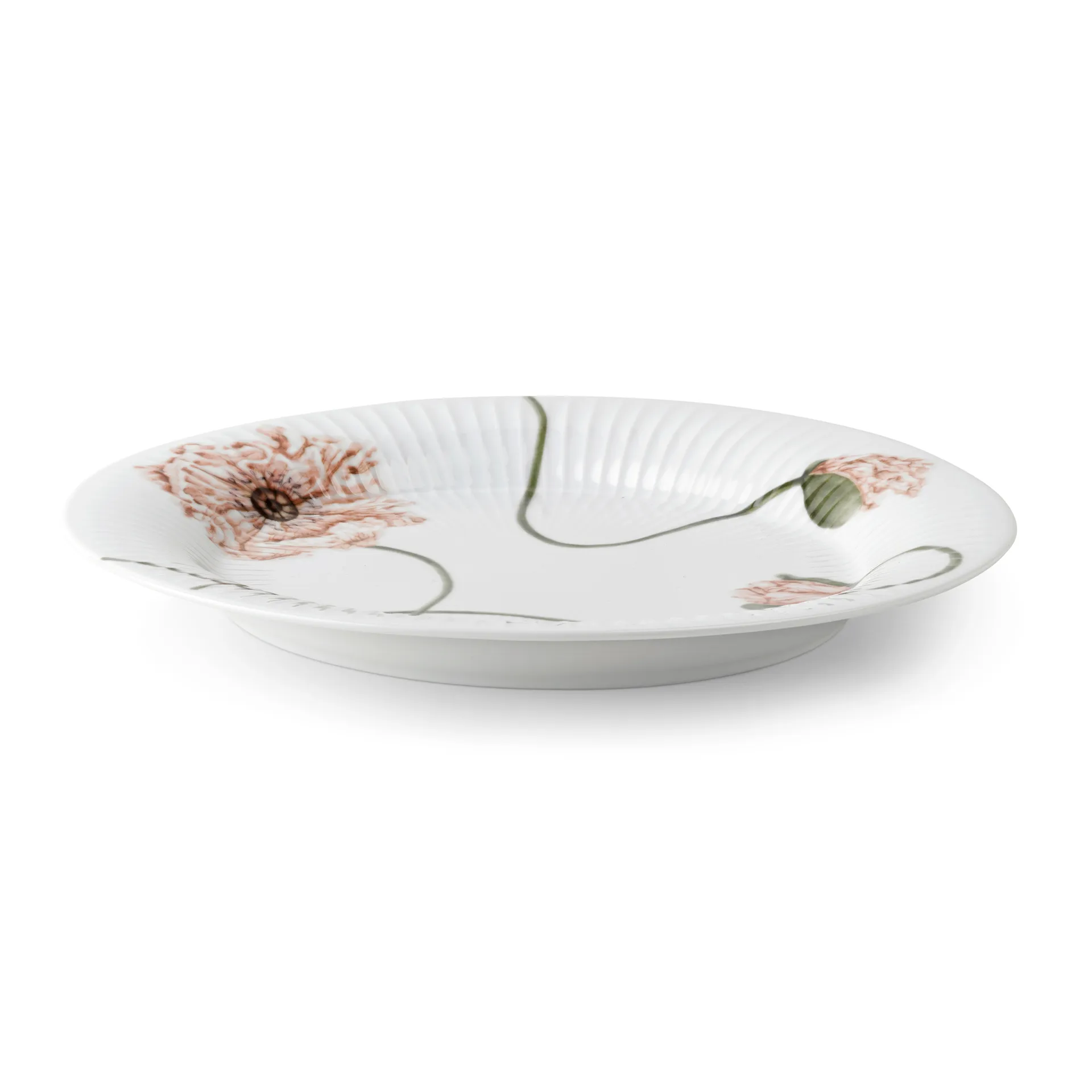 Hammershøi Poppy οβάλ πιάτο 22.5x28.5 cm, λευκό Kähler