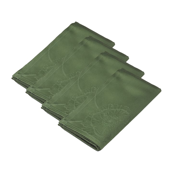 Hammershøi Poppy υφασμάτινη χαρτοπετσέτα 45x45 εκ 4-pack, Πράσινο Kähler