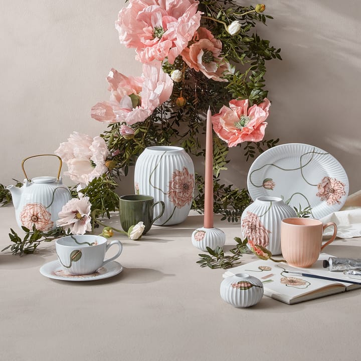 Hammershøi Poppy κηροπήγια Ø7.5 cm, λευκό Kähler