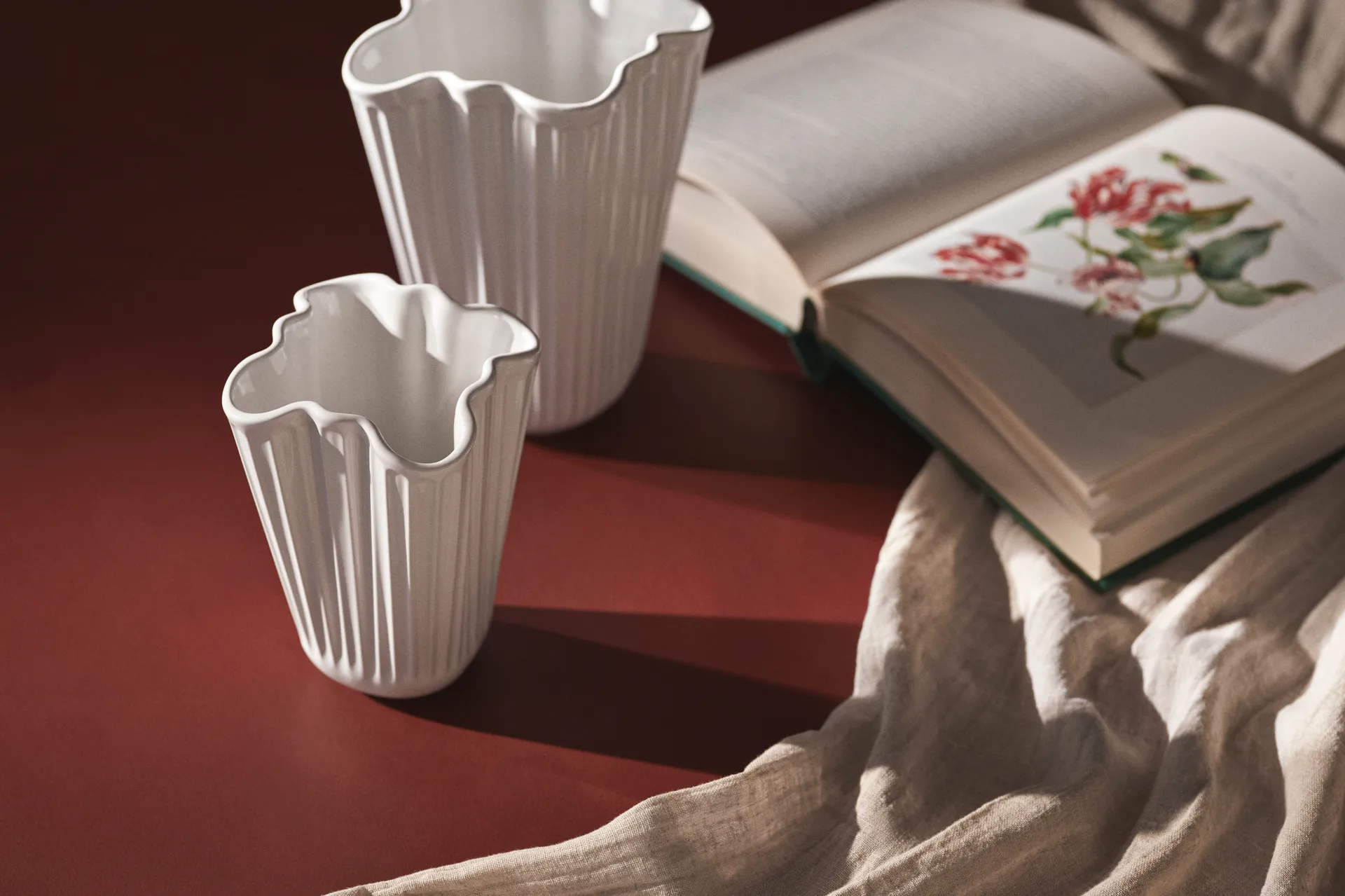 Hammershøi βάζο unfold, Άσπρο, 16,5 cm Kähler