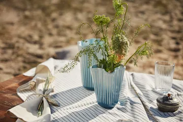 Hammershøi βάζο unfold - Μπλε, 16,5 εκ. - Kähler