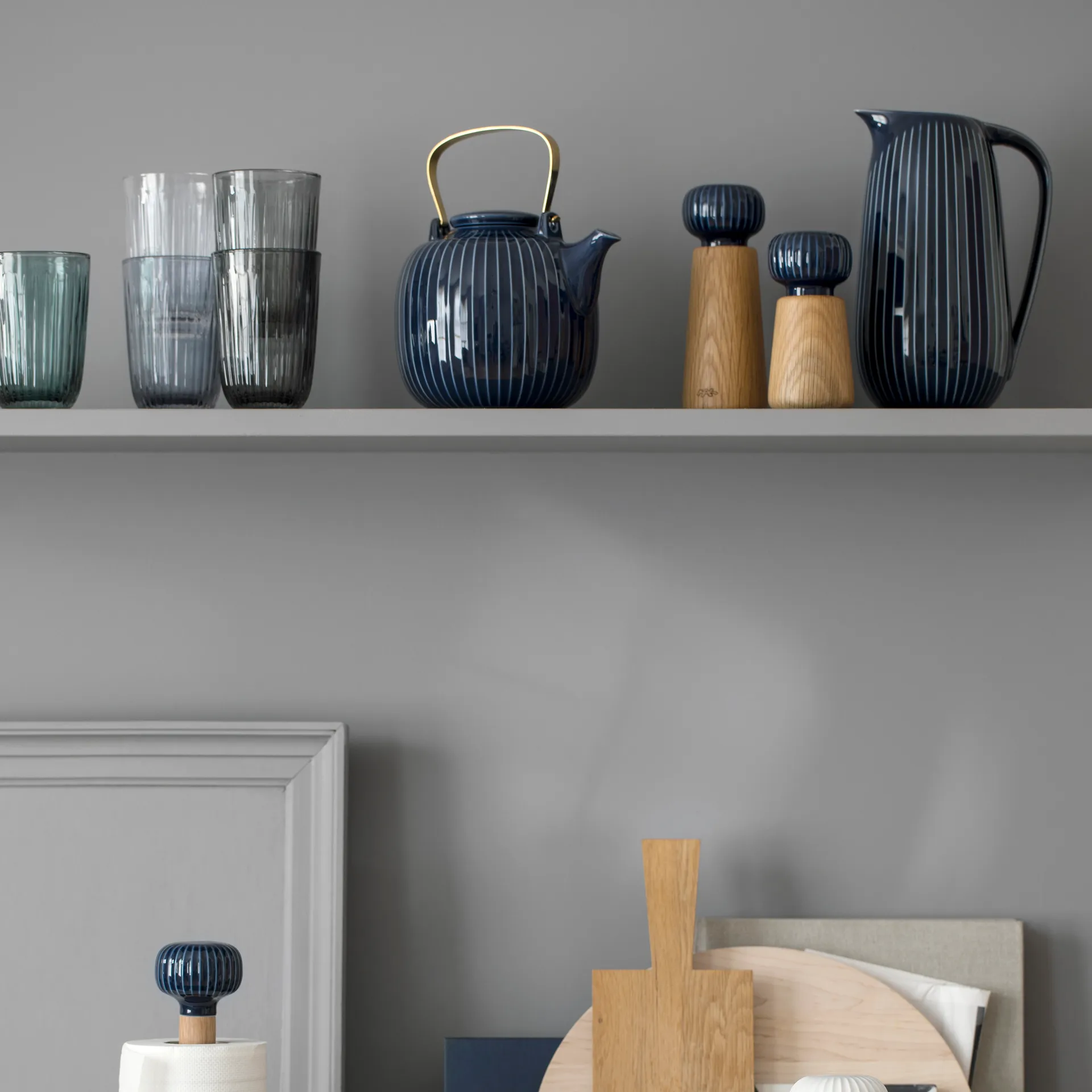 Hammershøi μύλος μπαχαρικών μεγάλος, λουλακί Kähler