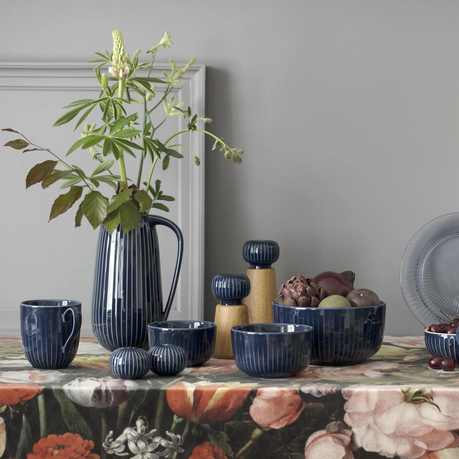 Hammershøi μύλος μπαχαρικών μικρός, λουλακί Kähler