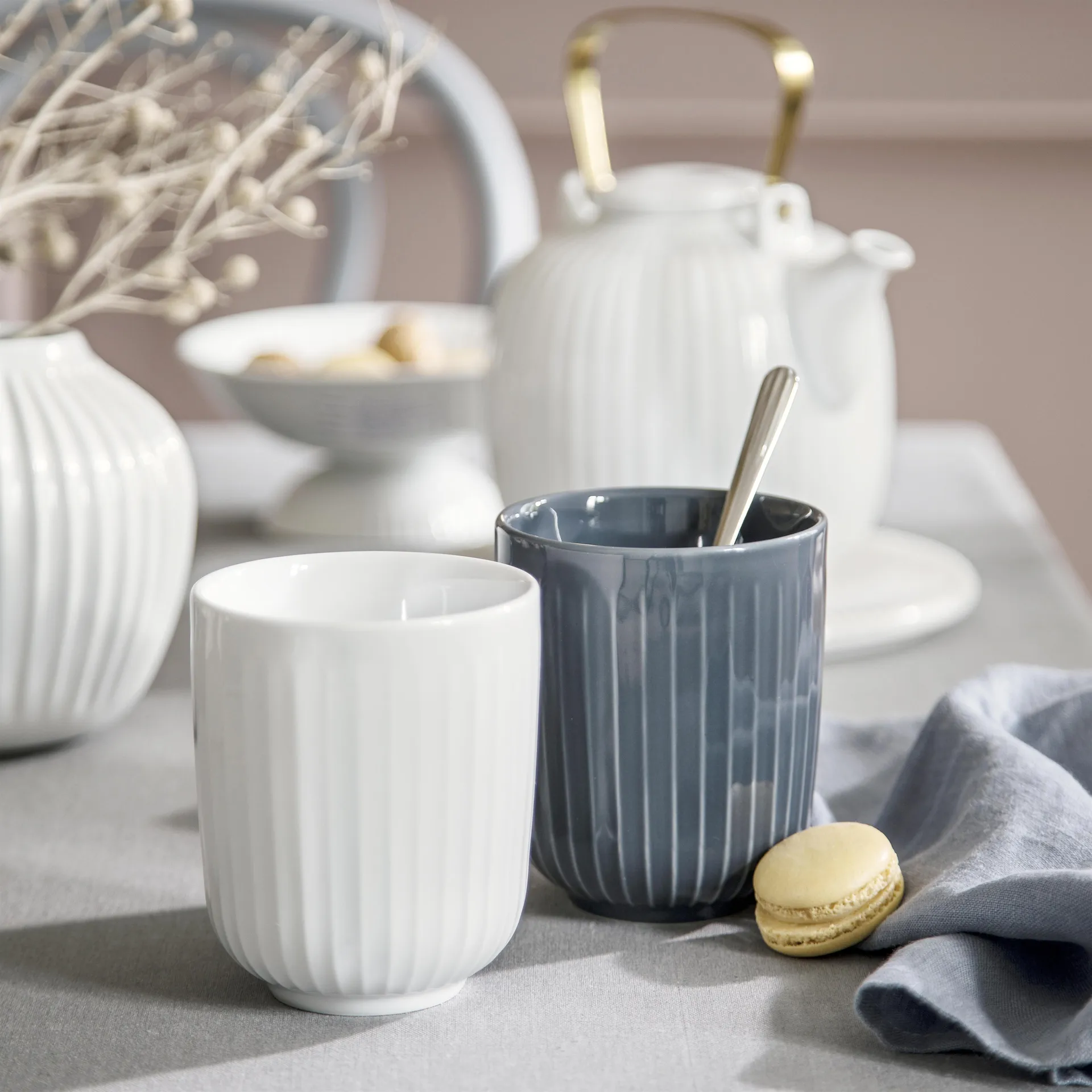 Hammershøi κούπα θερμός, λευκό Kähler