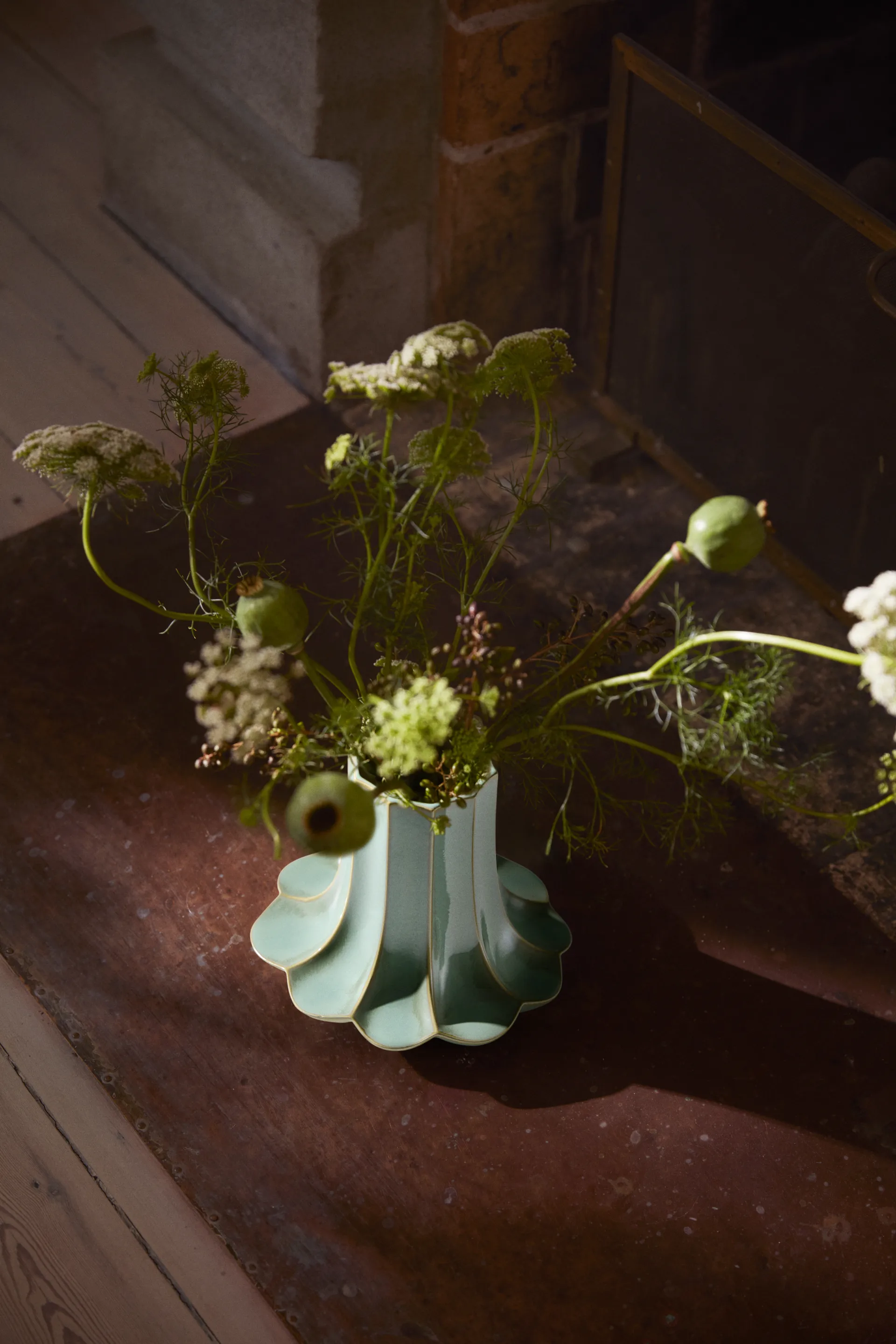 Kantarell βάζο, Πράσινο, 20,5 εκ. Kähler