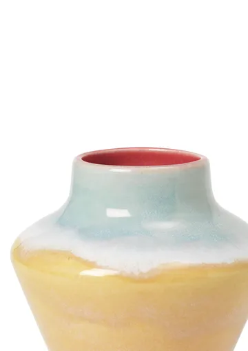 Poppery βάζο 12 cm - Ροζ-mint-κίτρινο - Kähler