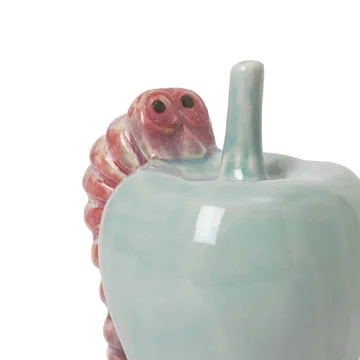 Poppery μήλο με διακόσμηση κάμπιας - Mint-pink - Kähler