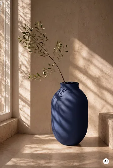 Studio Omaggio βάζο - Μπλε, 50 εκ. - Kähler