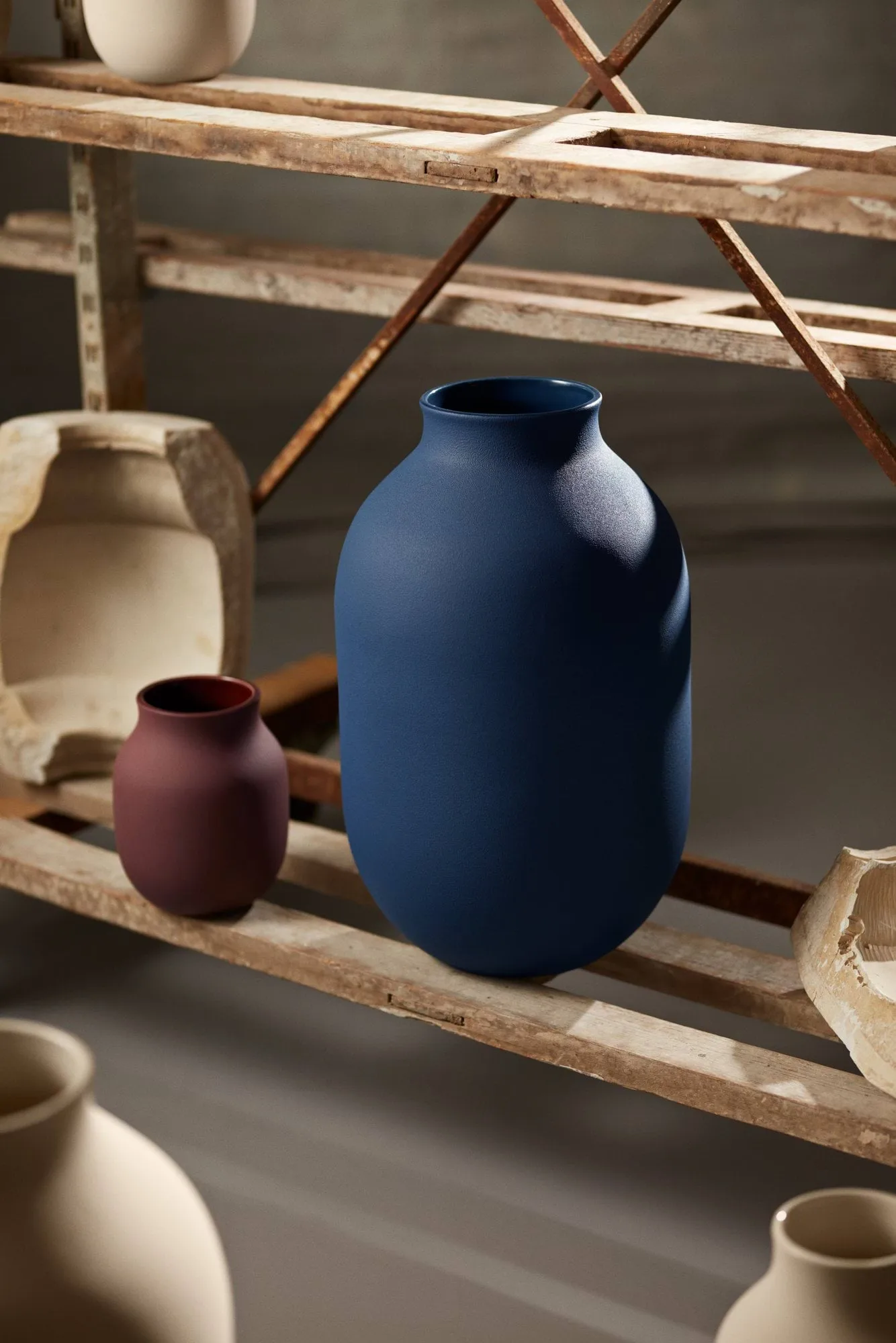 Studio Omaggio βάζο, Μπλε, 50 εκ. Kähler