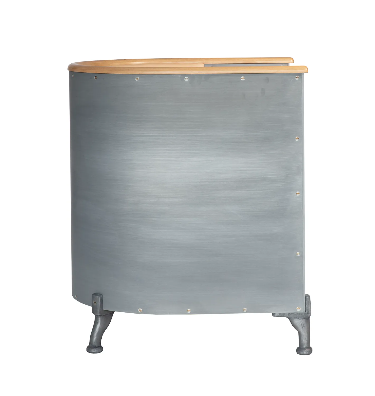 Aluminium Etch πολυθρόνα, Tärnsjö φυσικό-etch αλουμίνιο-οξιά Källemo