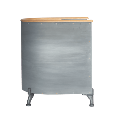 Aluminium Etch πολυθρόνα - Tärnsjö φυσικό-etch αλουμίνιο-οξιά - Källemo