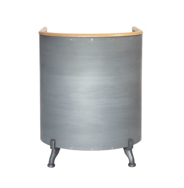 Aluminium Etch πολυθρόνα - Tärnsjö φυσικό-etch αλουμίνιο-οξιά - Källemo
