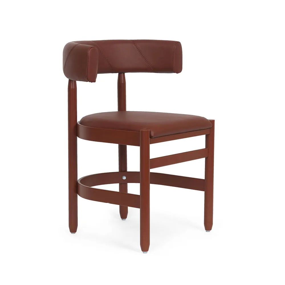 Καρέκλα Botero, Tärnsjö κόκκινο-κόκκινη βάση οξιάς Källemo