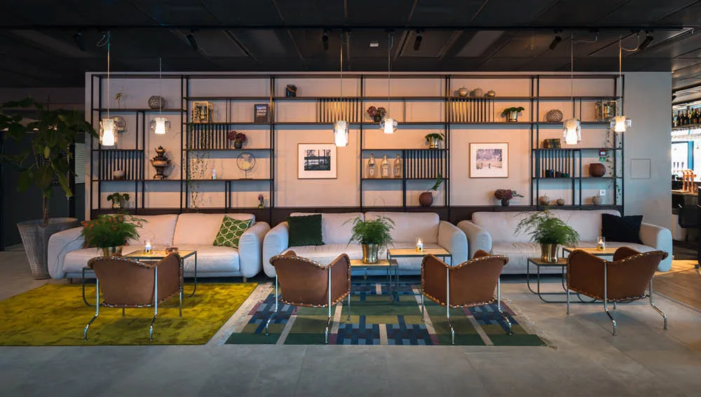 Bruno πολυθρόνα, Φυσικό δέρμα κονιάκ-χρώμιο Källemo