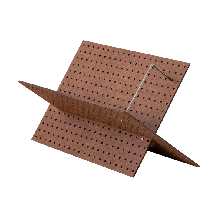 FF01 The Perforated Furniture βάση βιβλίων - Μασονίτης-καρυδιά, 53x33x54 - Källemo