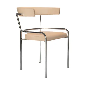 GA-1 καρέκλα με μπράτσα - Δέρμα Elmo Vegeta-χρώμιο - Källemo