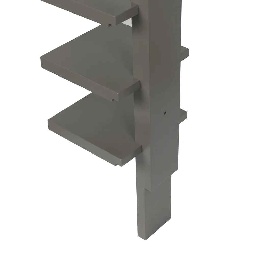 Pilaster ραφιέρα τοίχου, Γκρι βαμμένο Källemo