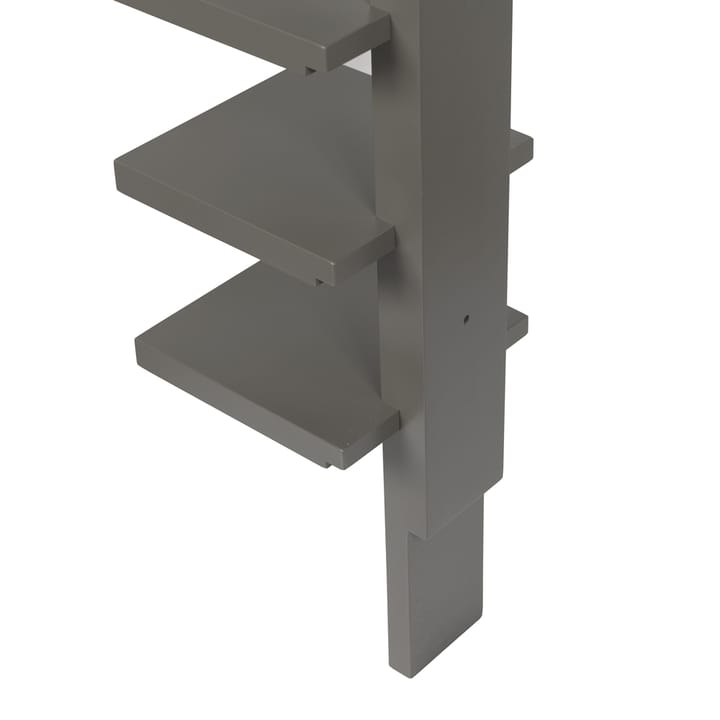 Pilaster ραφιέρα τοίχου, Γκρι βαμμένο Källemo