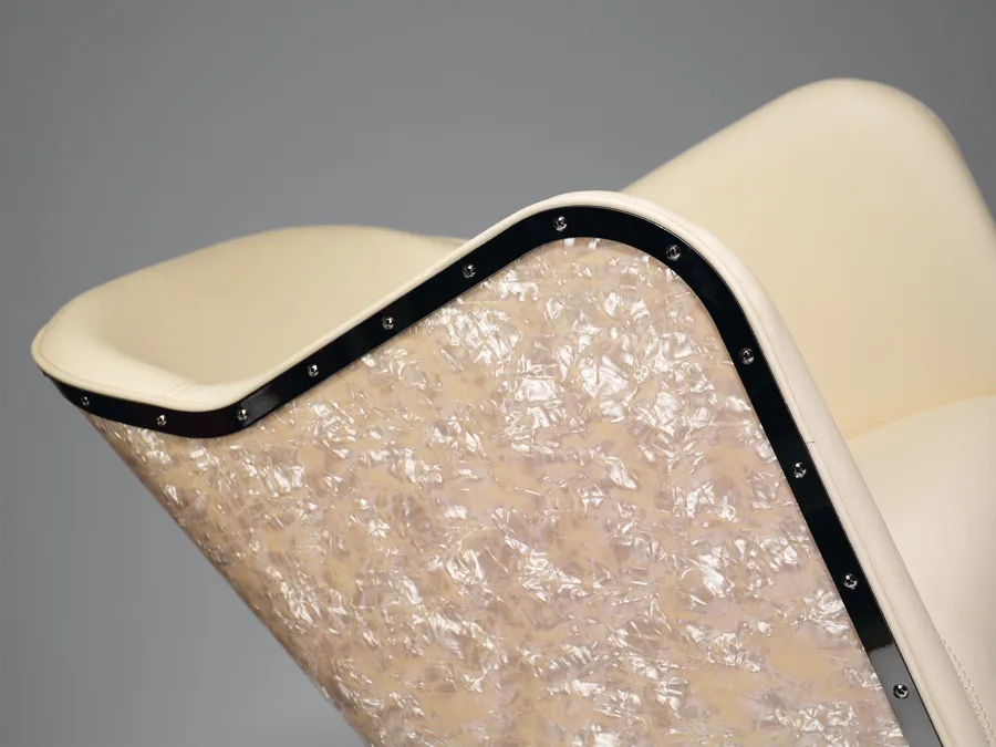 Star πολυθρόνα, Wild nature 8695 σκουριά-μεταλλική βάση χρωμίου Källemo