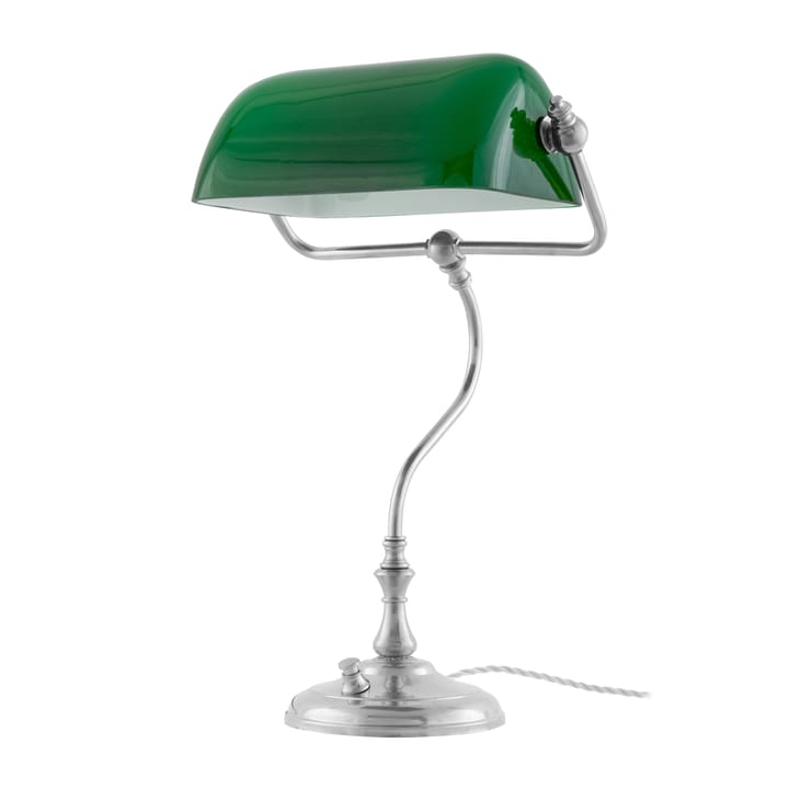 Bankirlamp επιτραπέζιο φωτιστικό - Επινικελωμένο-πράσινο - Karlskrona Lampfabrik
