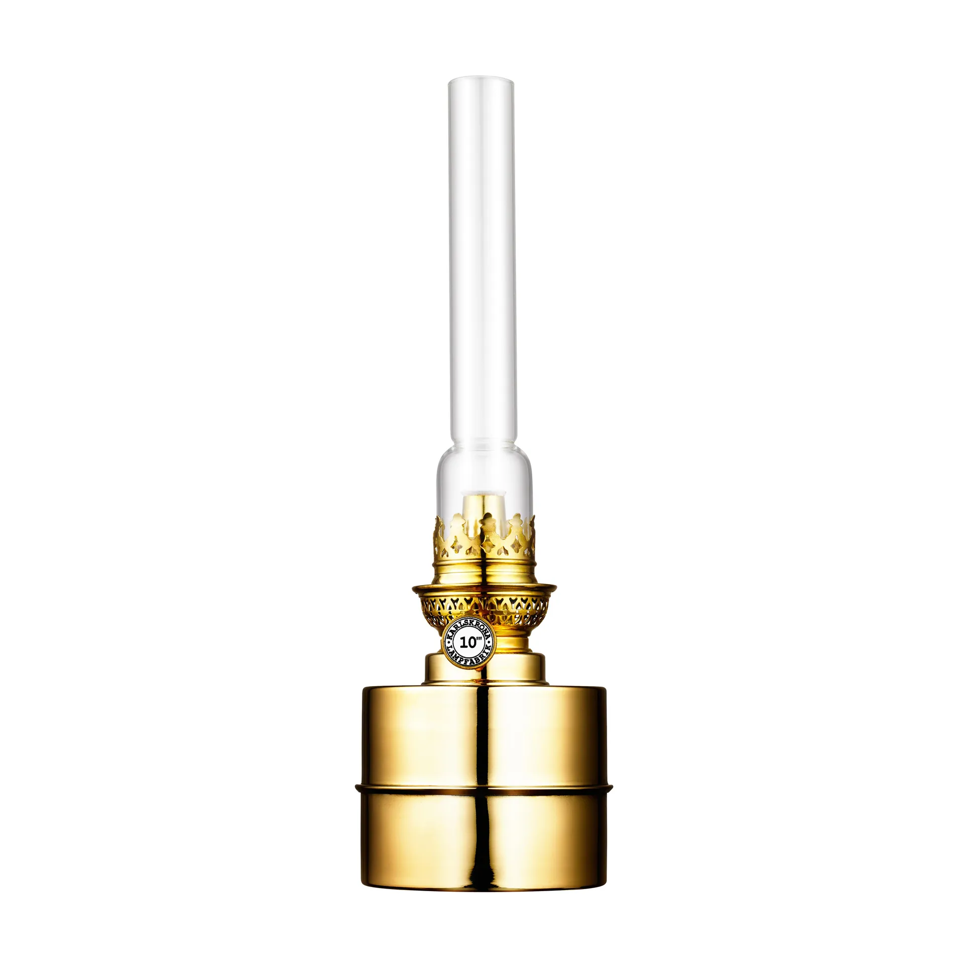 Flaggskär λάμπα παραφινέλαιου, ορείχαλκος Karlskrona Lampfabrik