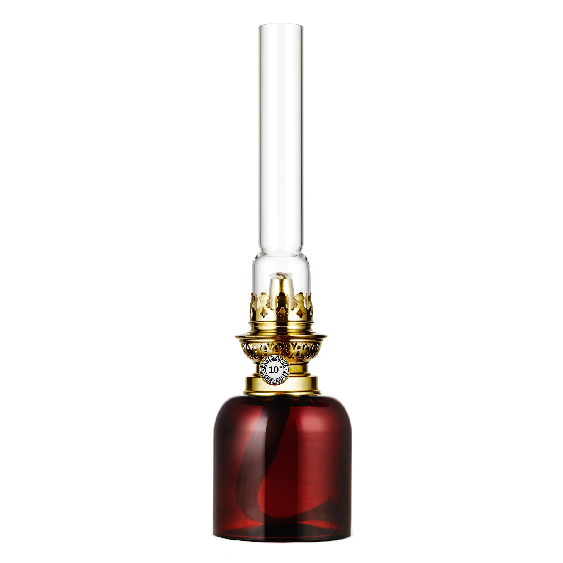 Skeppsholmen λάμπα πετρελαίου, καφέ Karlskrona Lampfabrik