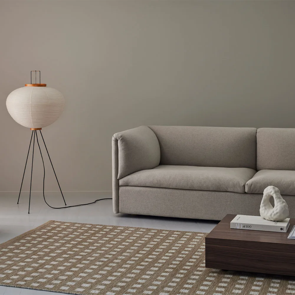 Χαλί με σχέδια κύβους ζάχαρης, Μπεζ της σίκαλης 884 160x240 εκ Kasthall