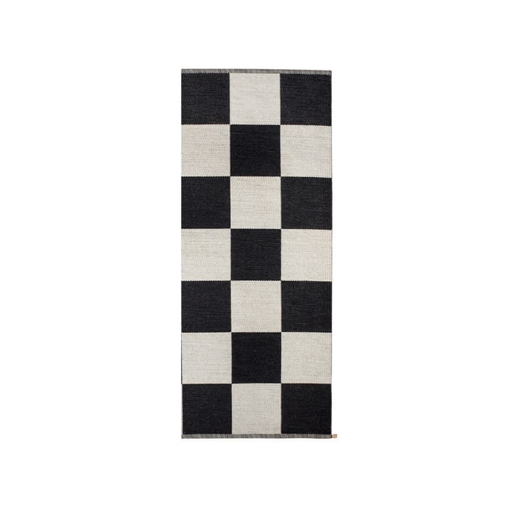 Χαλί, Checkerboard Icon, 85x200 εκ, Μαύρο του μεσονυχτίου Kasthall
