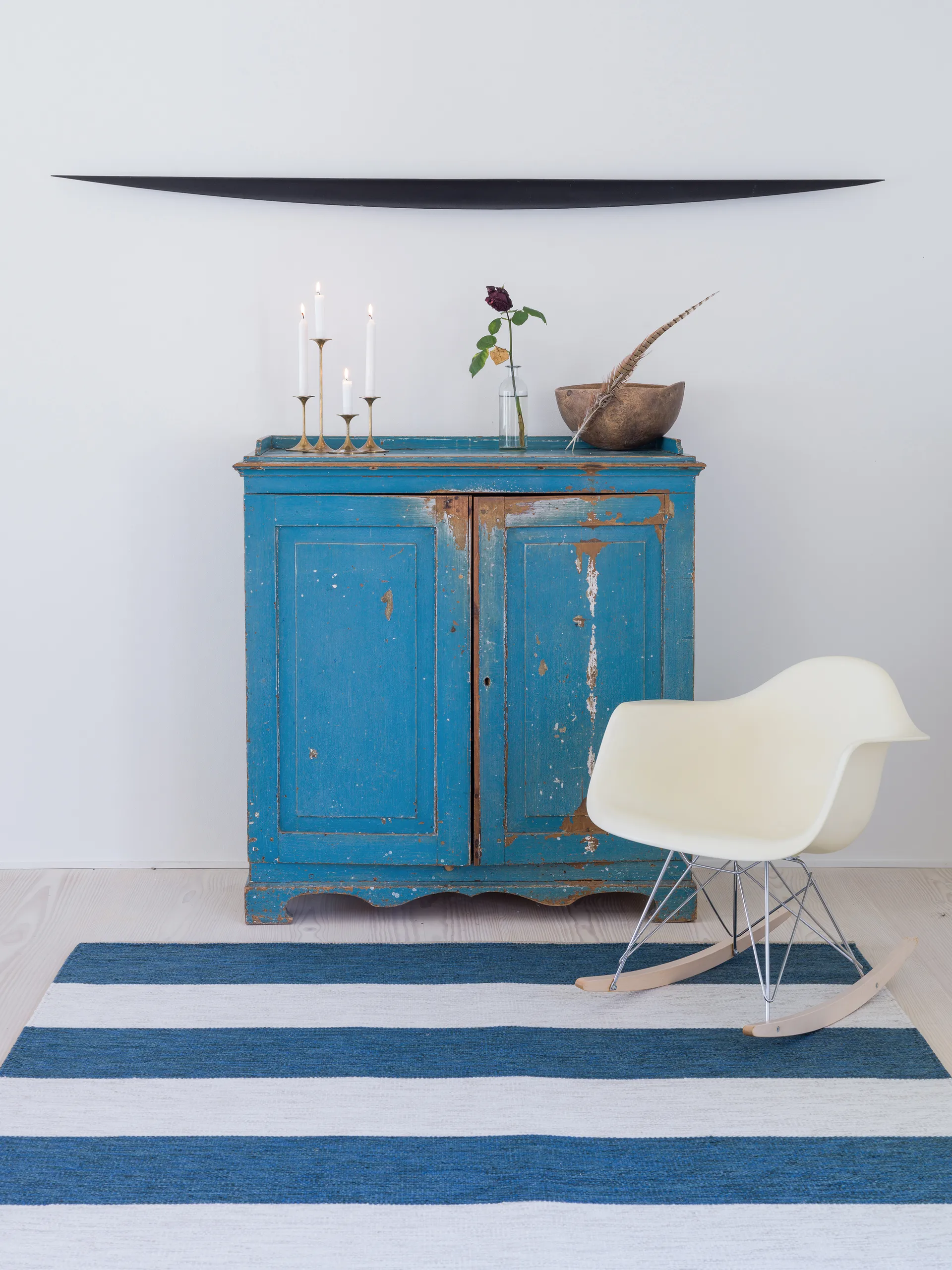 Allium Two Step χαλί, Deep Blue, 170x240 εκ. Kateha