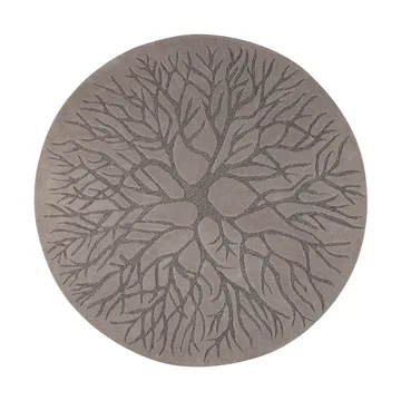 Χειροποίητο χαλί Birds nest με διάμετρο 220 cm. - MD Brown - Kateha