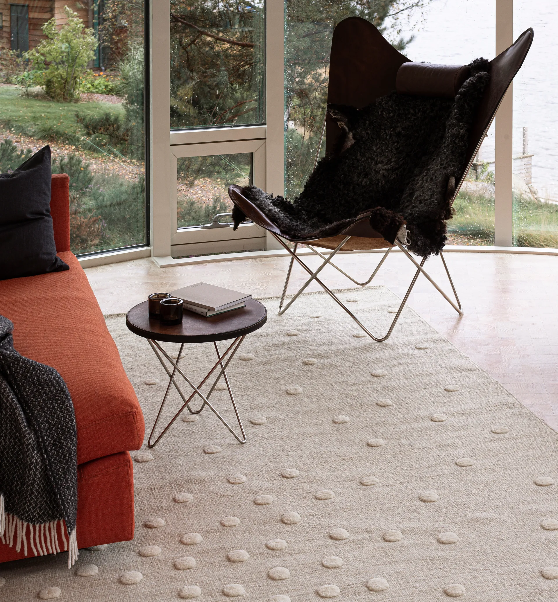 Bula χαλί δαπέδου, Λευκό, 80x250 εκ. Kateha