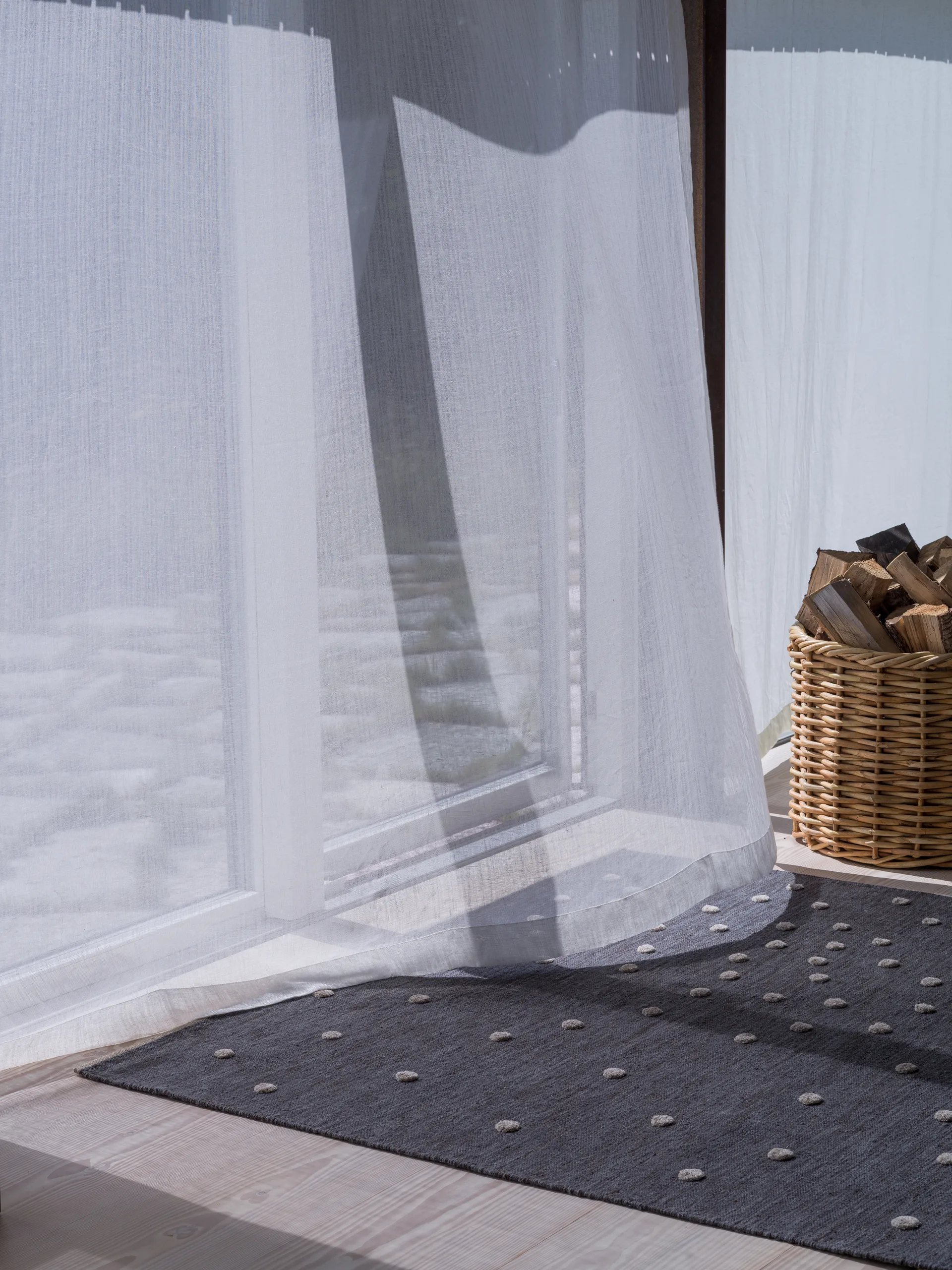 Χαλί Bula, Nearly Black, 200x300 cm Kateha