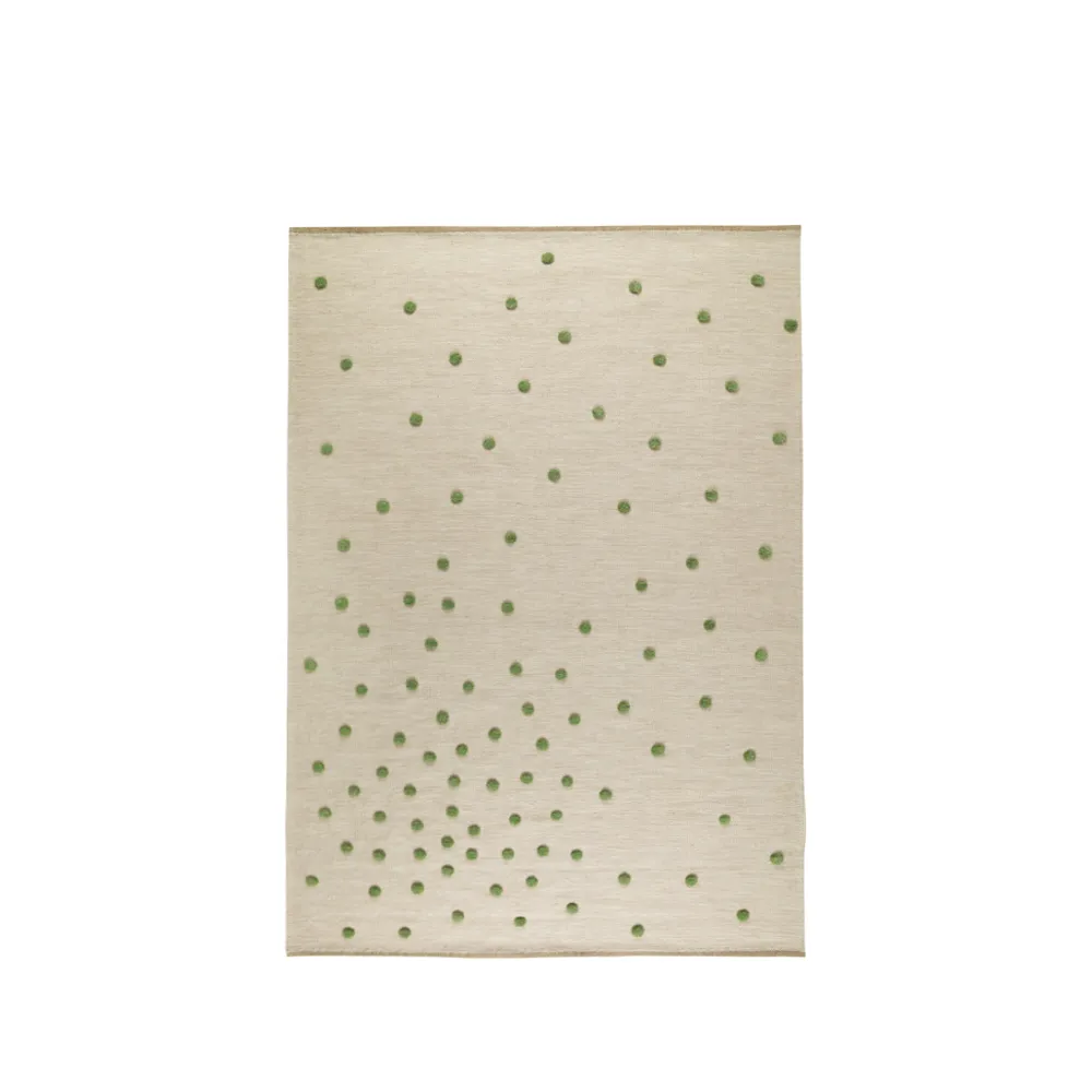 Χαλί Bula, White/green-170x240 cm Kateha