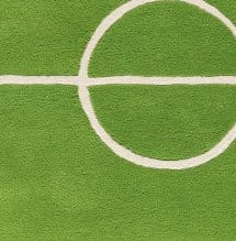 Football χαλί - πράσινο 120x180 cm - Kateha