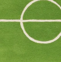 Football χαλί, Green, 120x180 cm Kateha