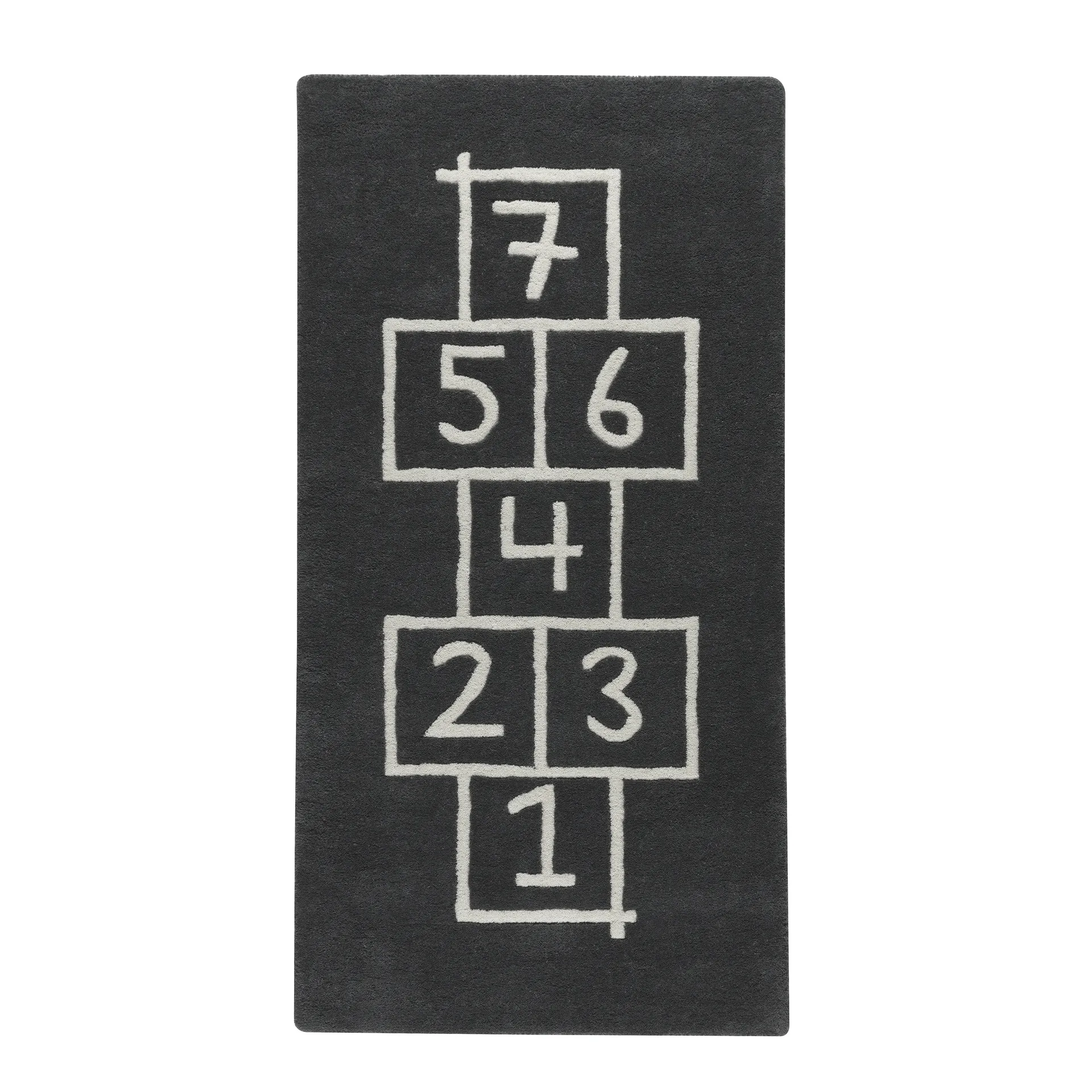 Hopscotch χαλί, άσφαλτος (σκούρο γκρι) Kateha