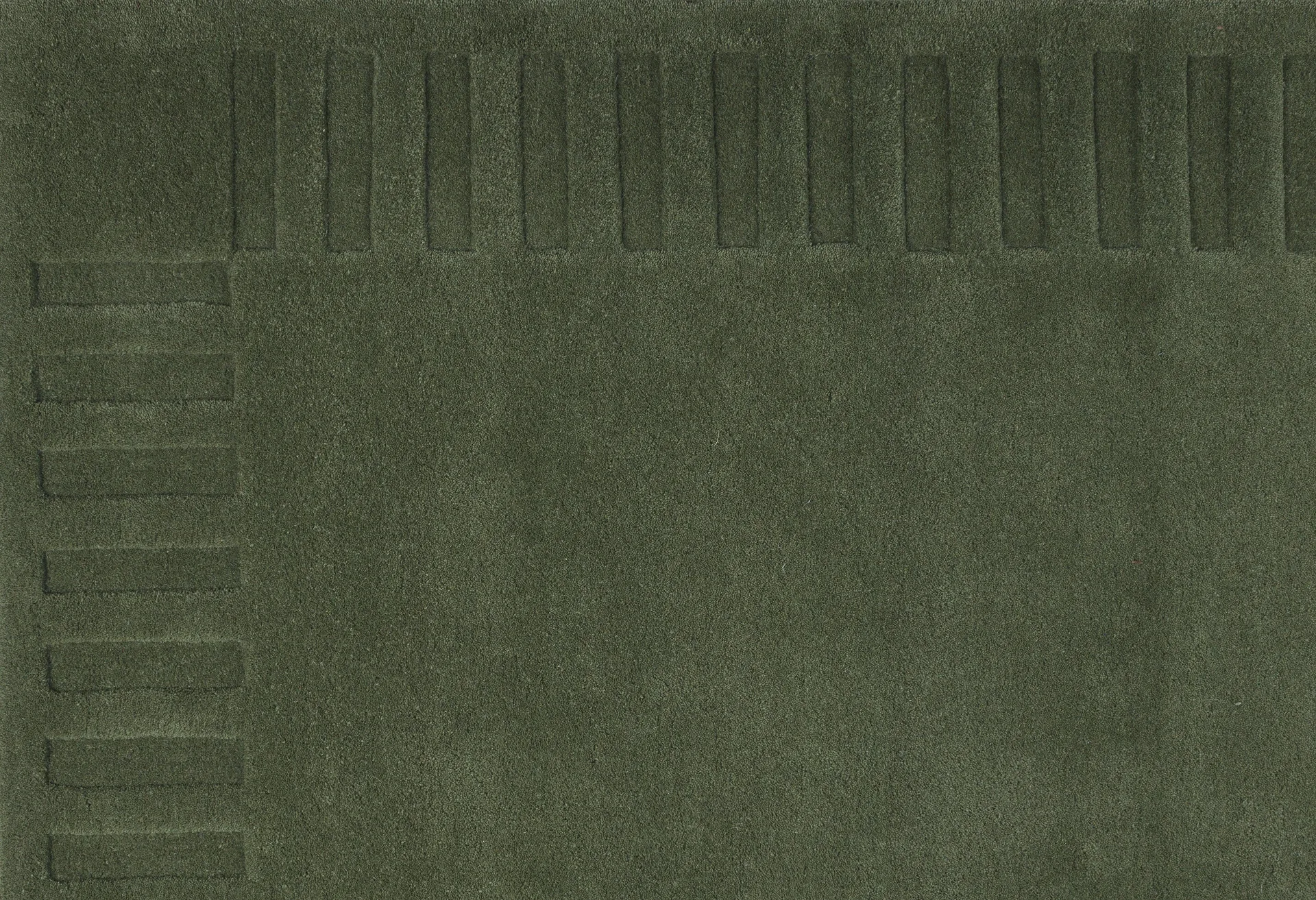 Μάλλινο χαλί Lea original , Green-18, 170x240 cm Kateha