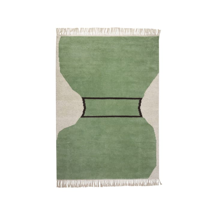 Χαλί, Silhouette flossa - Σκονισμένο πράσινο, 200x300 εκ - Kateha