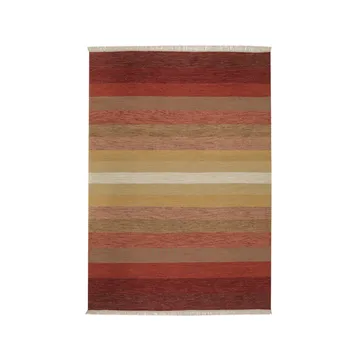 Χαλί, Tofta Wave - Κόκκινο, 170x240 εκ - Kateha