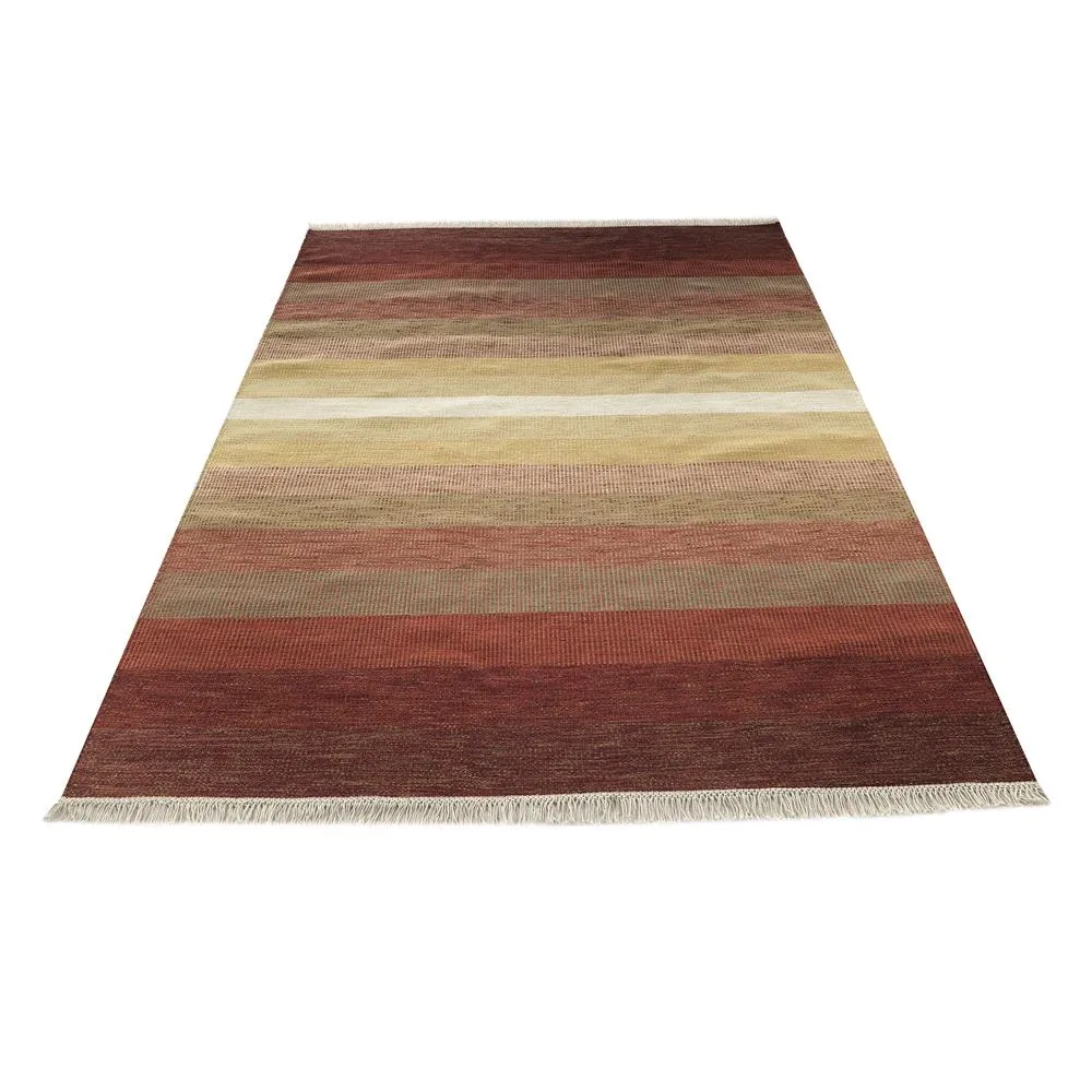 Χαλί Tofta Wave 80x250 εκ, Red Kateha