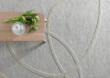 Μάλλινο χαλί Verbena - White, 200x300 cm - Kateha