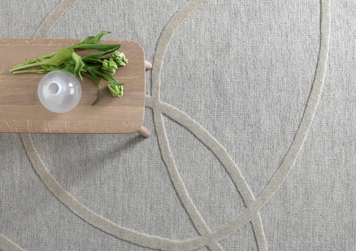 Μάλλινο χαλί Verbena, White, 200x300 cm Kateha